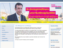 Tablet Screenshot of fdp-loerrach.de